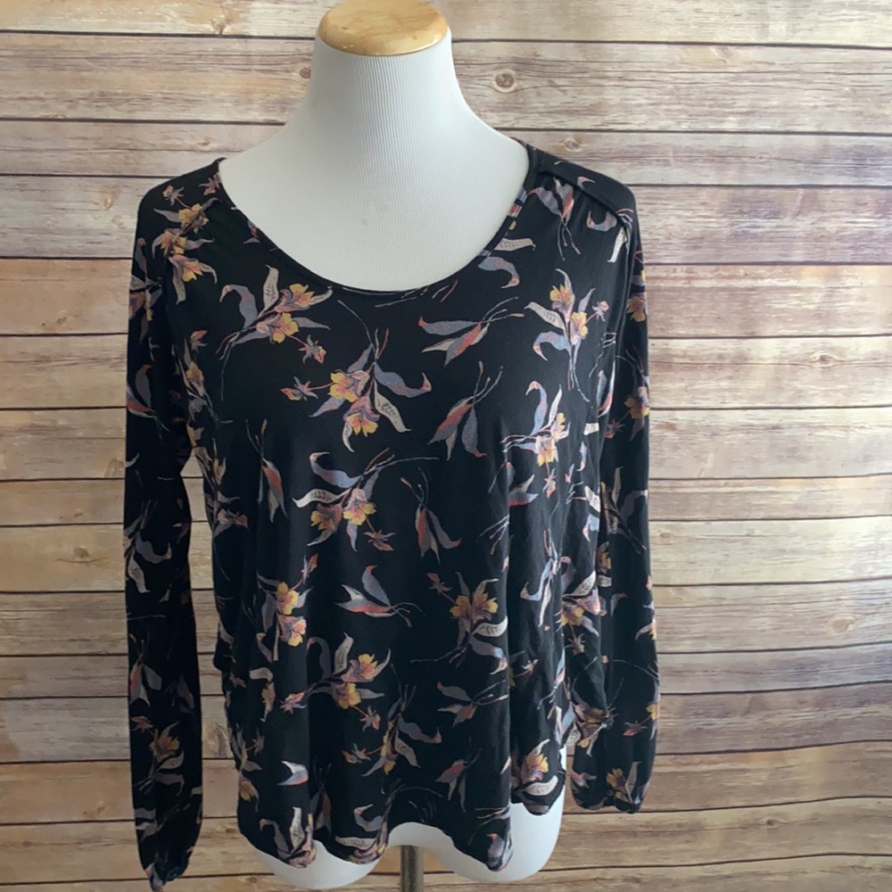 Free People Floral Top Size Small - Picture 3 of 9